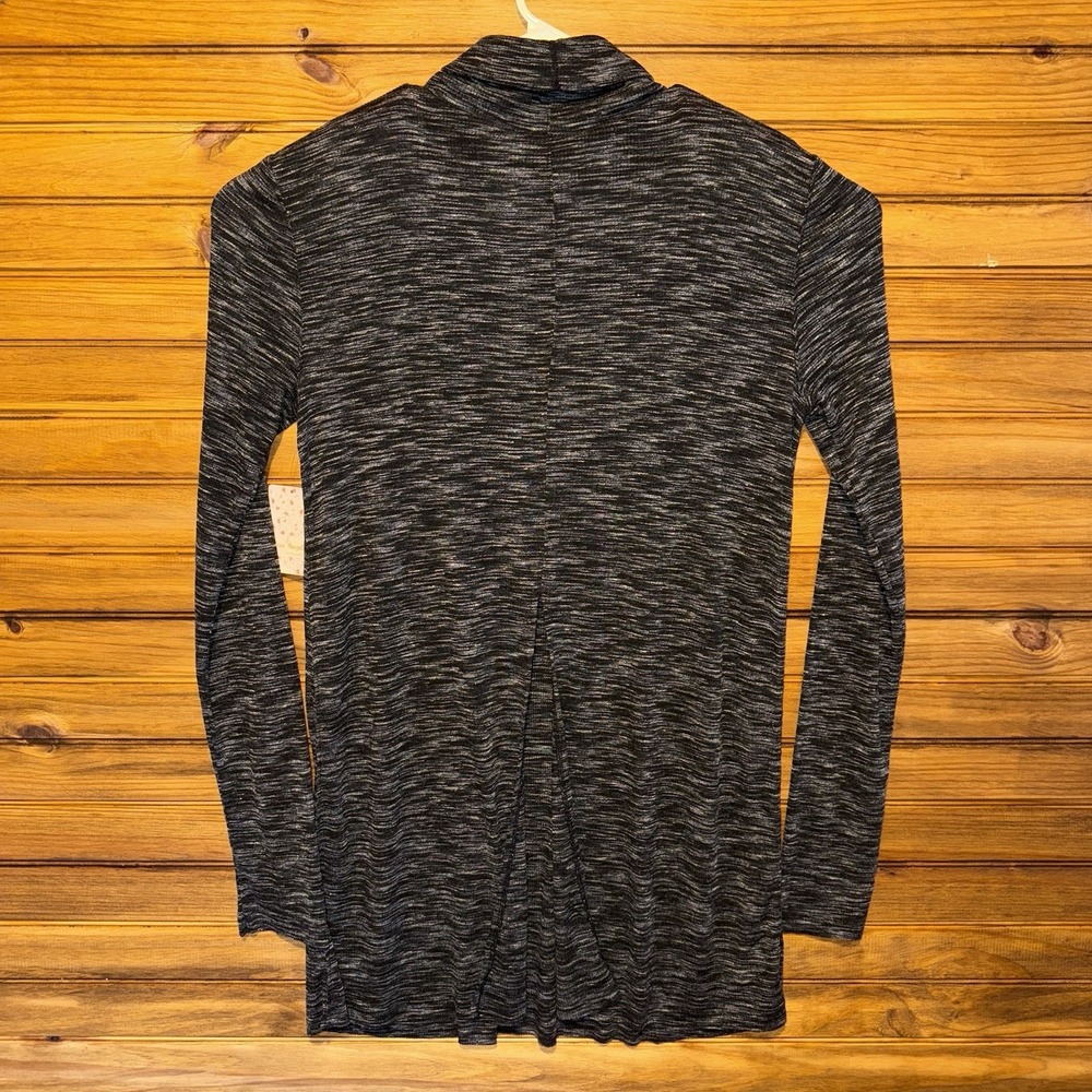 Free People Stonecold Slim Top Dress Womens Size Large Black Split NEW $78 - Picture 3 of 9